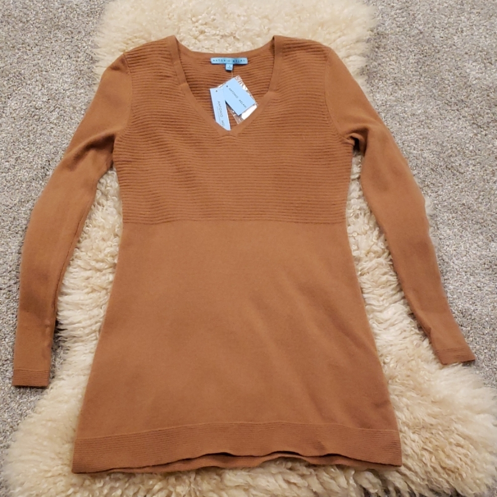 ANTONIO MELANI 100% Cashmere Tunic Sweater - Picture 2 of 8